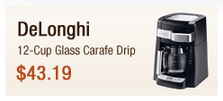 Delonghi 12-Cup Glass Carafe Drip