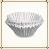 12 Cup Flat Bottom White BUNN Coffee Filter