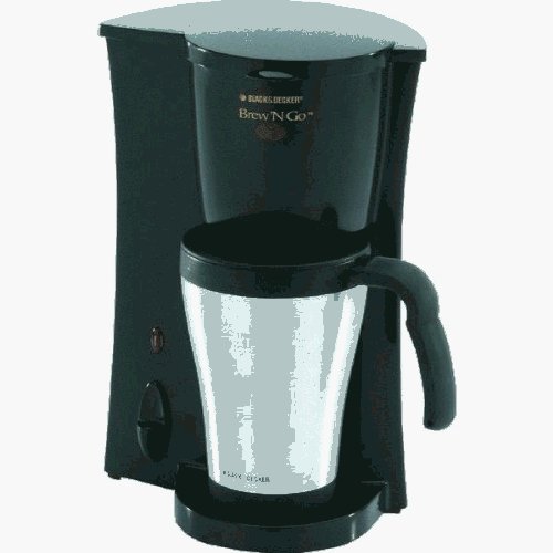 Applica/Black & Decker DCM18S Black & Decker Brew N Go Personal Coffeemaker With Travel Mug