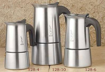 Bialetti Musa Stainless Stove Top Espresso 4 C