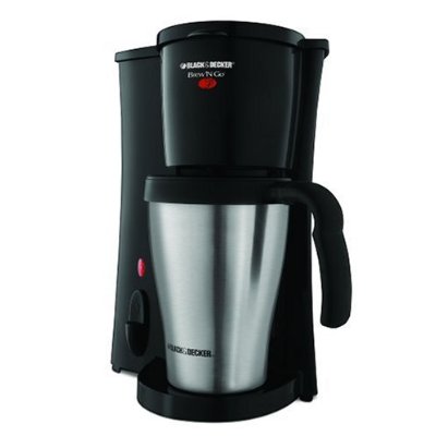 Black & Decker DCM18S Brew n Go Personal Coffeemaker with Travel Mug
