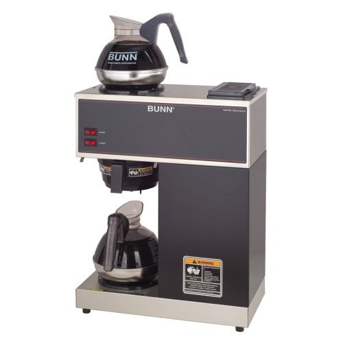 BUNN VPR Commercial 12-Cup Pour-Over Coffee Brewer, with 2 Warmers