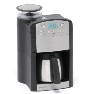 Capresso 465.05 CoffeeTeam TS 10-Cup Digital Coffeemaker with Conical Burr Grinder and Thermal Carafe