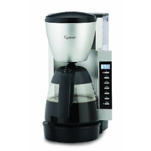 Capresso CM200 10-Cup Programmable Coffeemaker with Glass Carafe