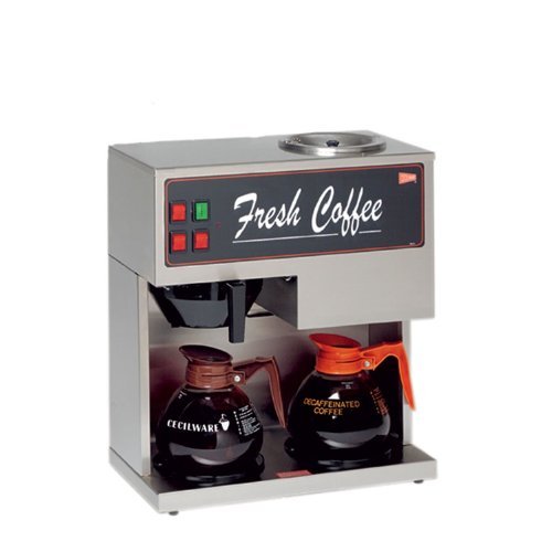 Cecilware BT2 Brew Time 2 Warmer Pour-over Coffee Maker With Brew Light Indicator