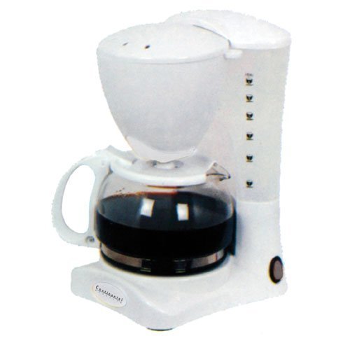 Continental Electric 4 Cup Coffee Maker CE23581 Pause and Serve-white