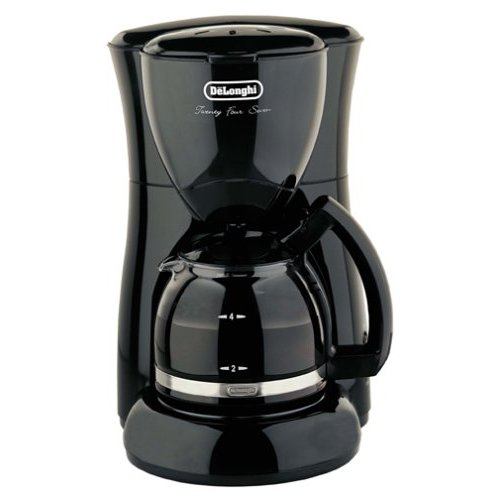 DELONGHI DC50B BLACK COFFEE MAKER 4CUP AUTO DRIP GLASS