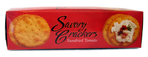 Gourmet Sun Dried Tomato Crackers by Elki