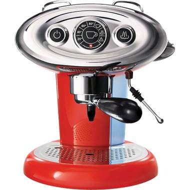 ILLY 207201 Francis Francis X7 Pod and Ground Espresso Cappuccino Maker - Red
