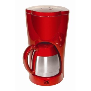 Kalorik Red Coffee Maker - Thermal Carafe Coffee Pot 8-10 Cup