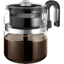 Medelco PK008 8 cup Stovetop Glass Percolator