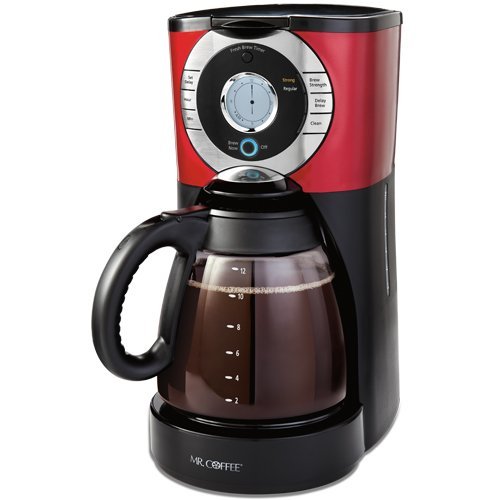 Mr. Coffee EJX36 12-Cup Programmable Coffeemaker, Stainless Steel
