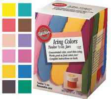 Rainbow 12 Food Coloring Gels by Wilton