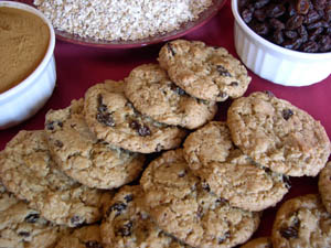 Rum Raisin Oatmeal Cookies (A Large Single Mix)