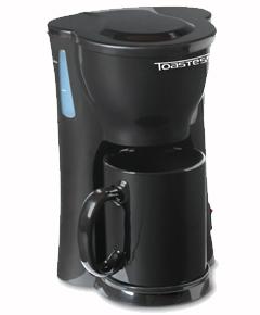 TOASTESS TFC326 BLACK COFFEE MAKER 1CUP WITH MUG