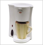 Black & Decker DCM7 Cup-At-A-Time Coffeemaker, White